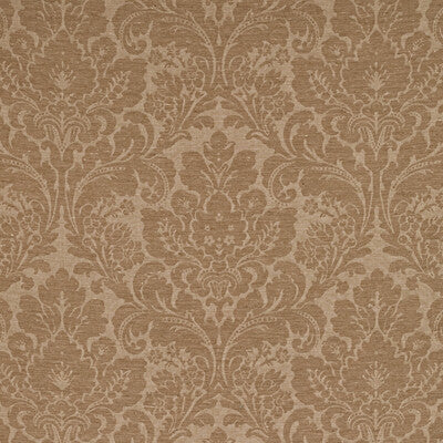 LEE JOFA 2020212.4.0 ACANTHUS DAMASK TEA Fabric - Eade's Wallpaper