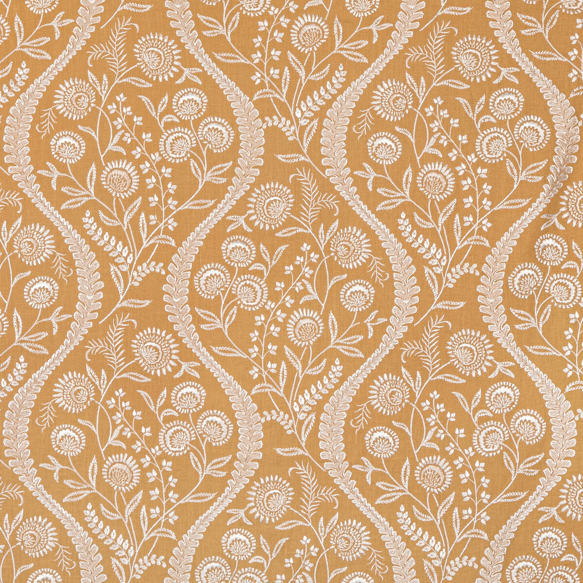 LEE JOFA 2020219.4.0 FLORIBLANCA GOLDEN Fabric - Eade's Wallpaper