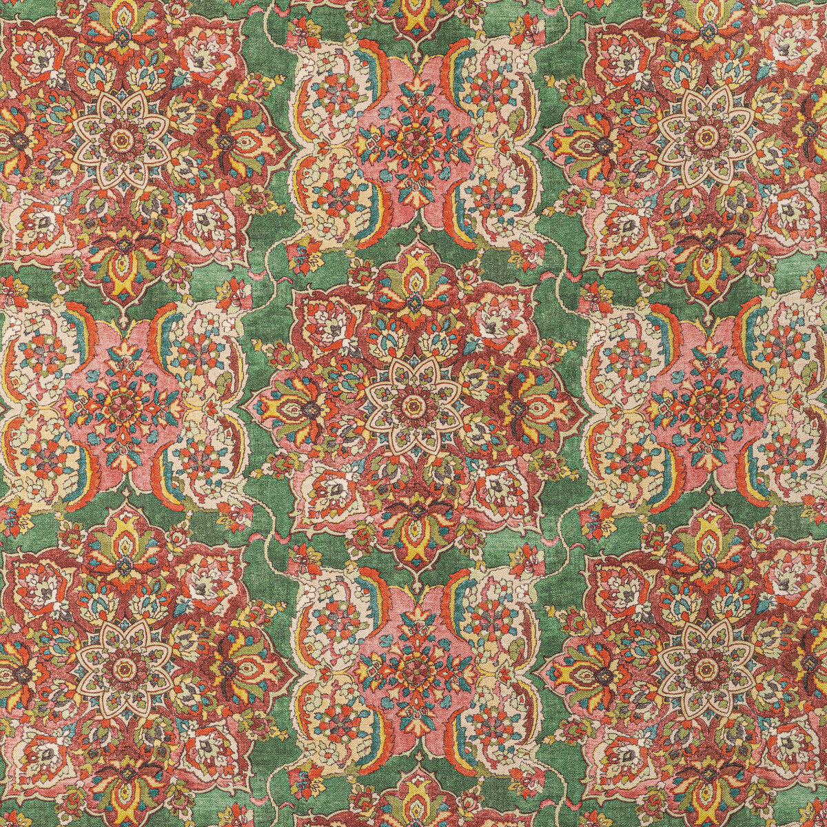 LEE JOFA 2020220.324.0 GRANADA PRINT JEWEL Fabric - Eade's Wallpaper
