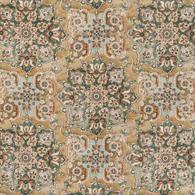 LEE JOFA 2020220.430.0 GRANADA PRINT BRONZE Fabric - Eade's Wallpaper