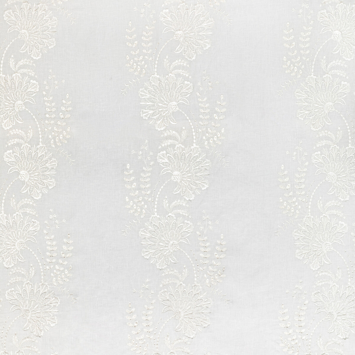 LEE JOFA 2021122.1.0 VALENCIA SHEER IVORY Fabric - Eade's Wallpaper