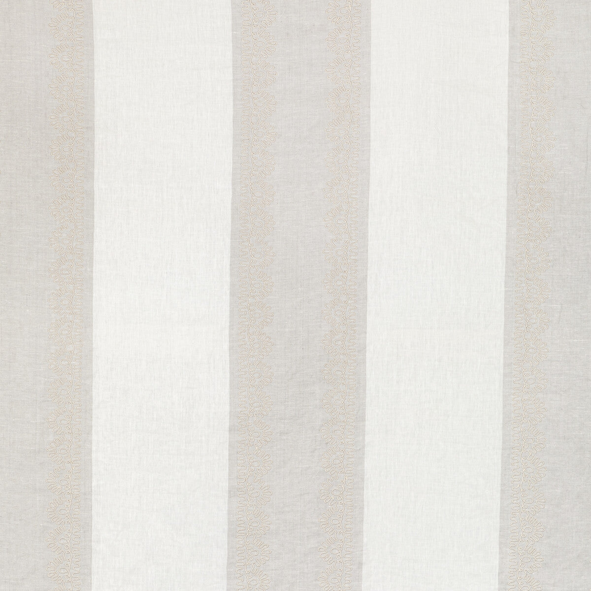 LEE JOFA 2021123.110.0 BANNER SHEER QUARTZ Fabric - Eade's Wallpaper