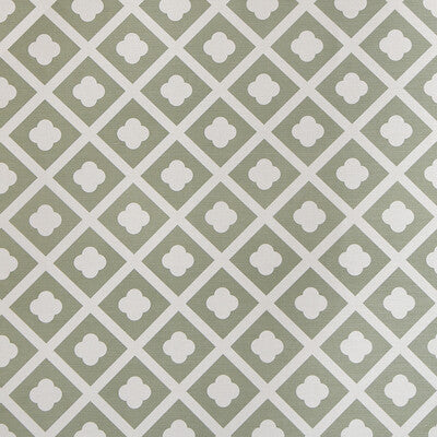 LEE JOFA 2021132.130.0 JARDIN SAGE ON ECRU Fabric - Eade's Wallpaper