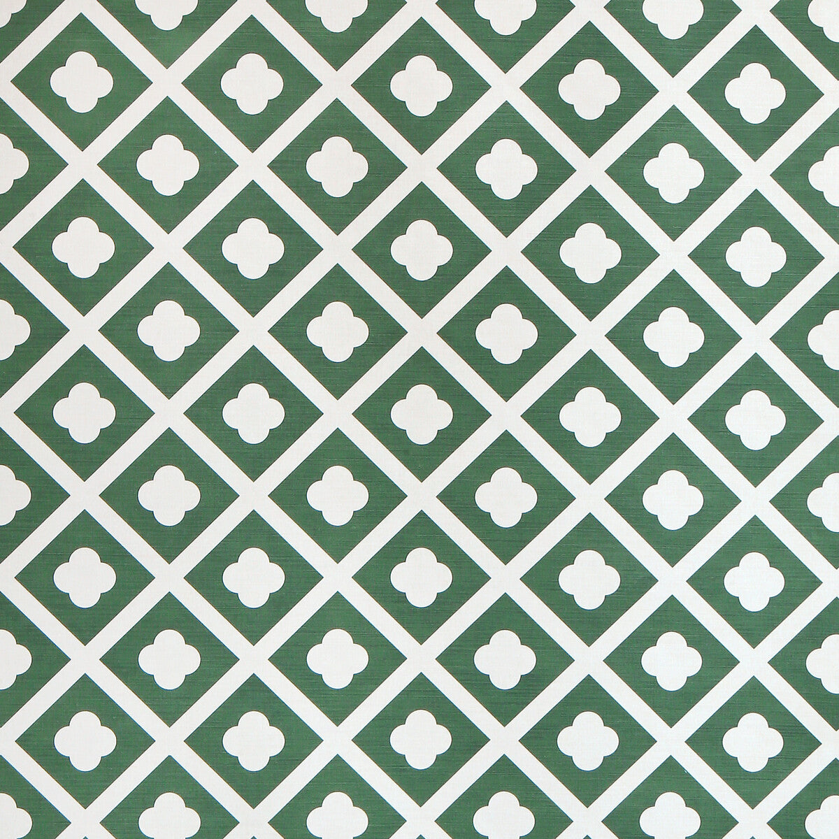 LEE JOFA 2021132.323.0 JARDIN DARK GREEN ON ECRU Fabric - Eade's Wallpaper