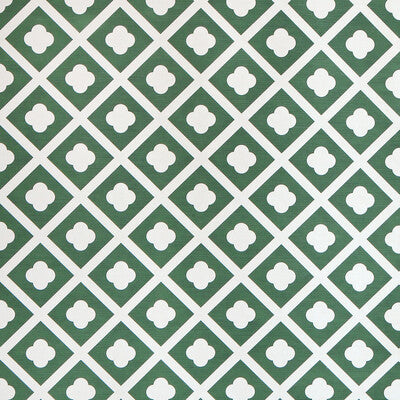 LEE JOFA 2021132.323.0 JARDIN DARK GREEN ON ECRU Fabric - Eade's Wallpaper