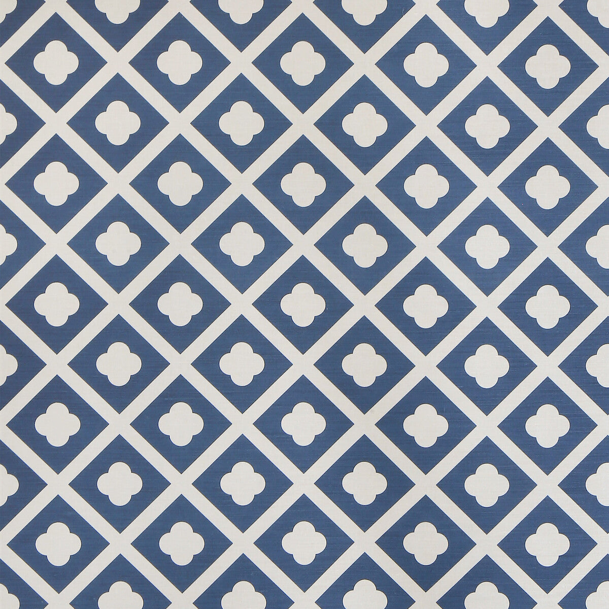 LEE JOFA 2021132.50.0 JARDIN DARK NAVY ON ECRU Fabric - Eade's Wallpaper
