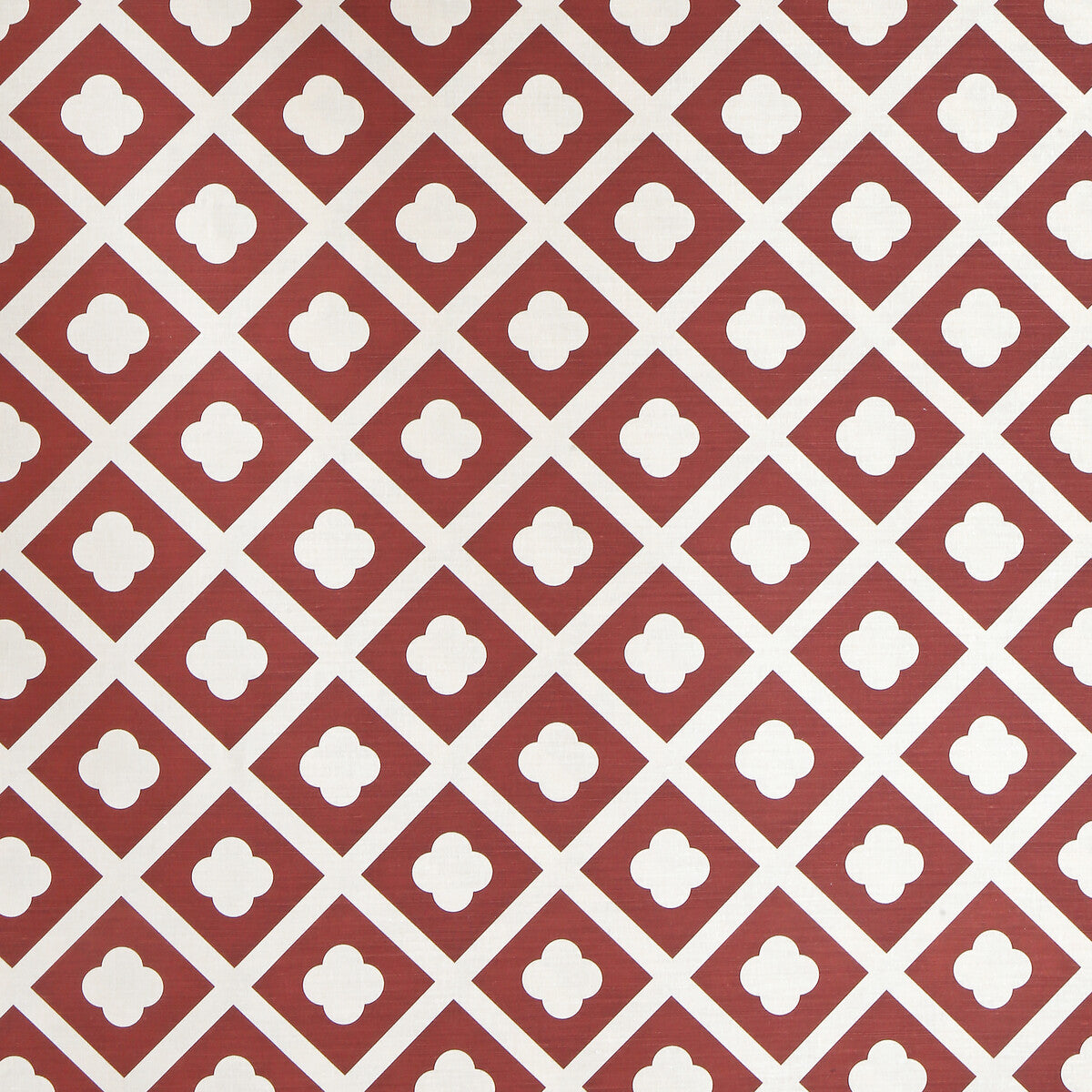 LEE JOFA 2021132.924.0 JARDIN DARK RUST ON ECRU Fabric - Eade's Wallpaper