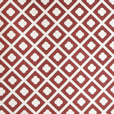 LEE JOFA 2021132.924.0 JARDIN DARK RUST ON ECRU Fabric - Eade's Wallpaper
