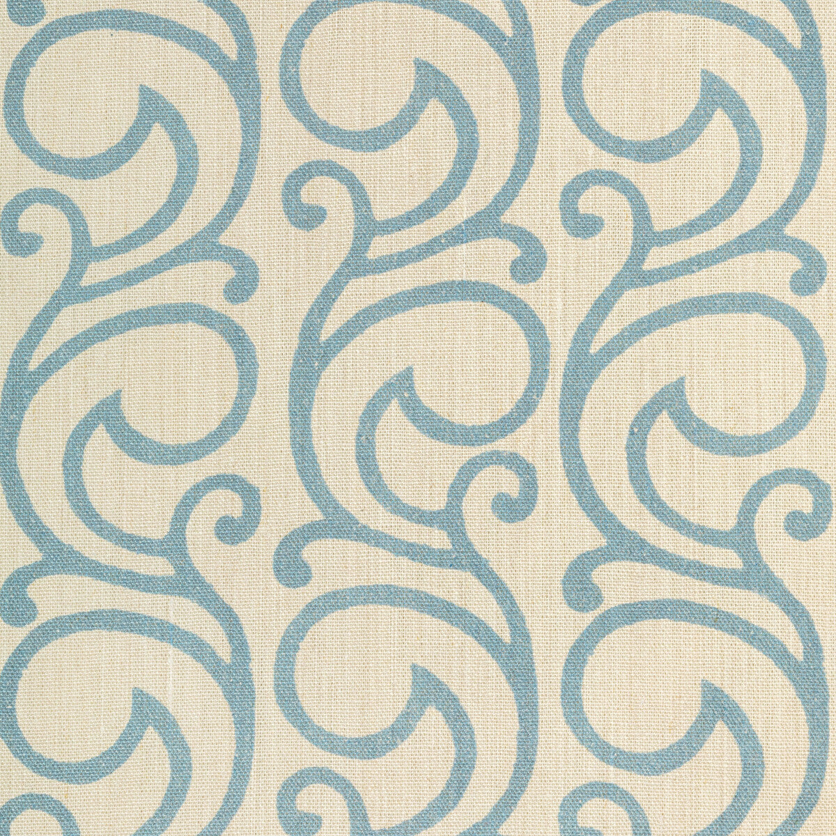 LEE JOFA 2022103.15.0 SERENDIPITY SCROLL DEW Fabric - Eade's Wallpaper