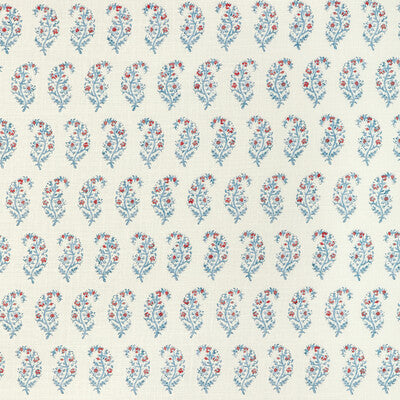 LEE JOFA 2022107.195.0 INDIENNES PAISLEY BERRY Fabric - Eade's Wallpaper