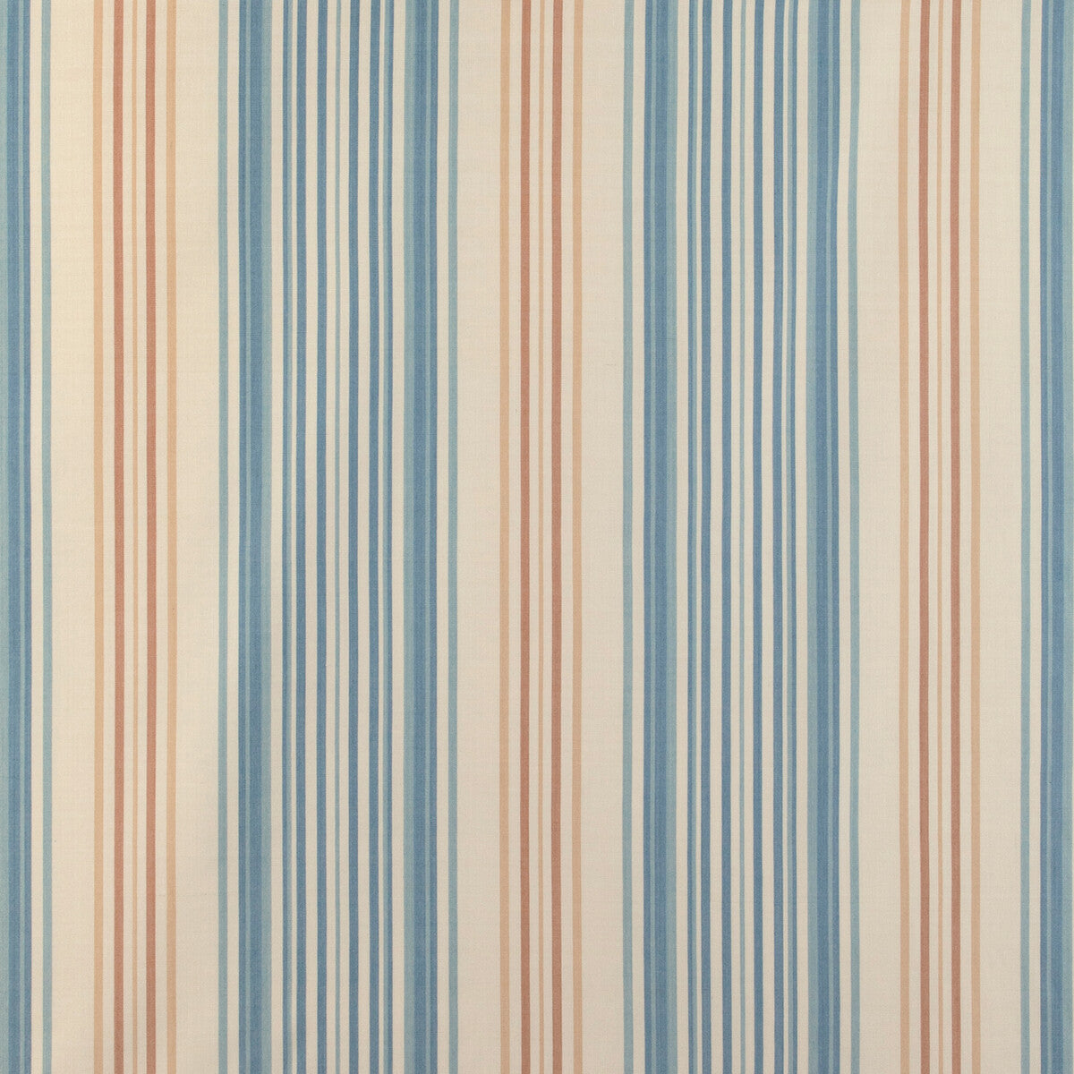 LEE JOFA 2023104.516.0 UPLAND STRIPE AZURE Fabric - Eade's Wallpaper
