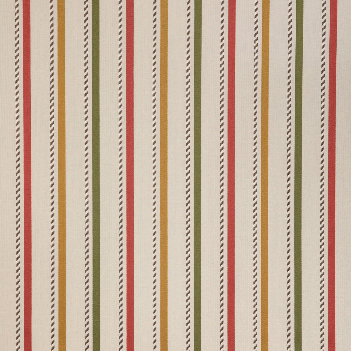 LEE JOFA 2023106.194.0 BUXTON STRIPE RED/GOLD Fabric - Eade's Wallpaper