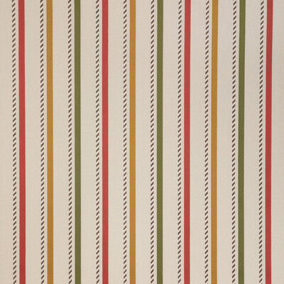 LEE JOFA 2023106.194.0 BUXTON STRIPE RED/GOLD Fabric - Eade's Wallpaper