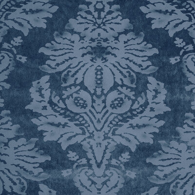 LEE JOFA 2023111.50.0 PARHAM VELVET AZURE Fabric - Eade's Wallpaper