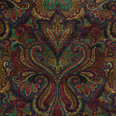 LEE JOFA 2023113.195.0 CARSWELL VELVET TOPAZ/RUBY Fabric - Eade's Wallpaper