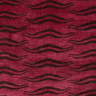 LEE JOFA 2023115.9.0 BECKETT VELVET GARNET Fabric - Eade's Wallpaper