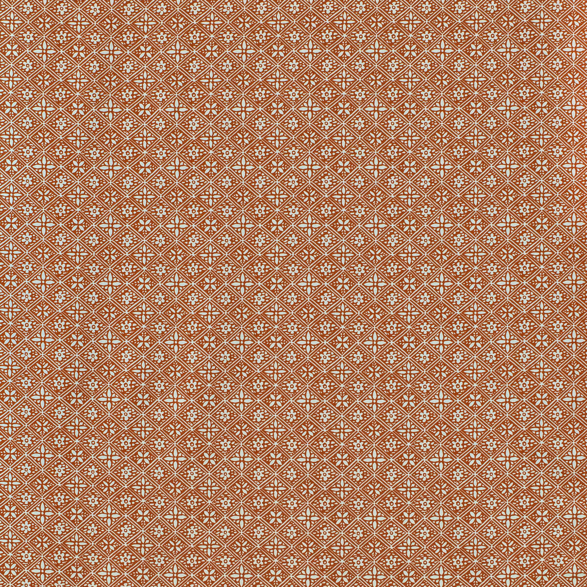 LEE JOFA 2025101.24.0 HADIQA TERRACOTTA Fabric - Eade's Wallpaper