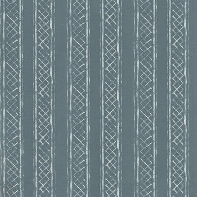 LEE JOFA 2025103.5.0 MILOS BLOTCHED STR BLUE Fabric - Eade's Wallpaper