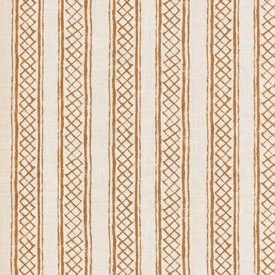 LEE JOFA 2025104.4.0 MILOS STRIPE OCHRE Fabric - Eade's Wallpaper