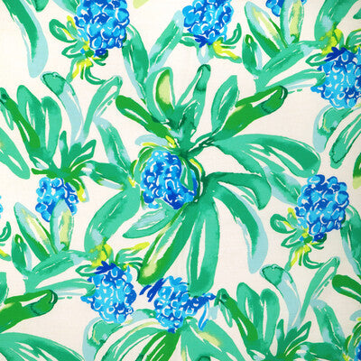 LEE JOFA 2025110.315.0 ISLAND EXOTIC BLUE Fabric - LILLY PULITZER III