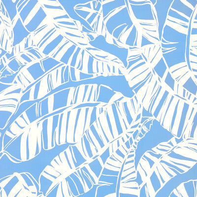 LEE JOFA 2025112.15.0 JUST BANANAS BLUE Fabric - LILLY PULITZER III
