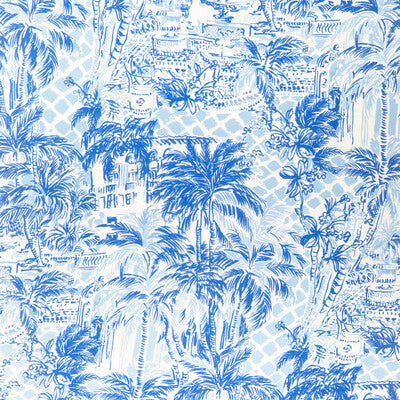 LEE JOFA 2025113.550.0 PALM BEACH BLUE/LAPIS Fabric - LILLY PULITZER III