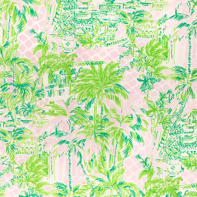 LEE JOFA 2025113.73.0 PALM BEACH PINK/GREEN Fabric - LILLY PULITZER III