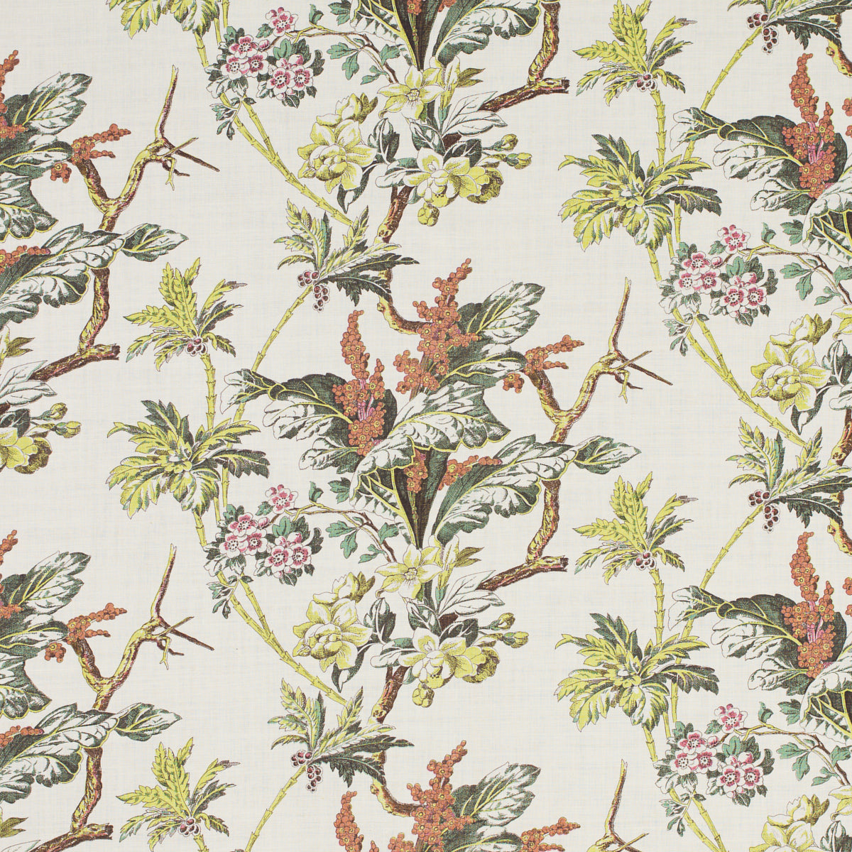 Schumacher 230V06 AUGUSTIN in MOSS Fabric - RAOUL TEXTILES