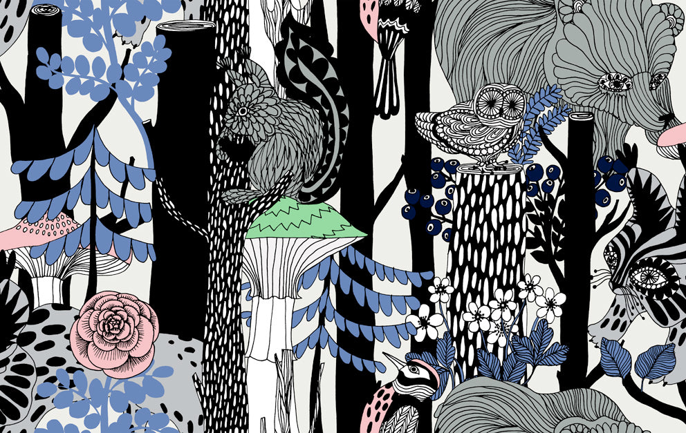 Marimekko 23340X Pikkuveljekset Wallpaper