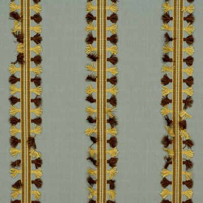 KRAVET COUTURE 23896.1615.0 TASSELED TAFFETA HORIZON Fabric - Eade's Wallpaper