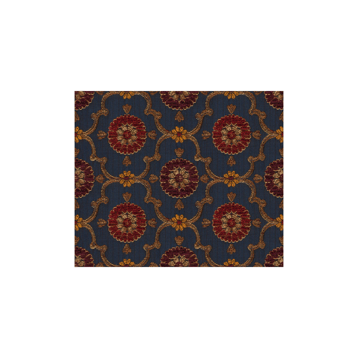 KRAVET COUTURE 24153.524.0 COUFRAN INDIGO Fabric - Eade's Wallpaper