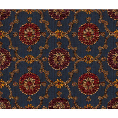 KRAVET COUTURE 24153.524.0 COUFRAN INDIGO Fabric - Eade's Wallpaper