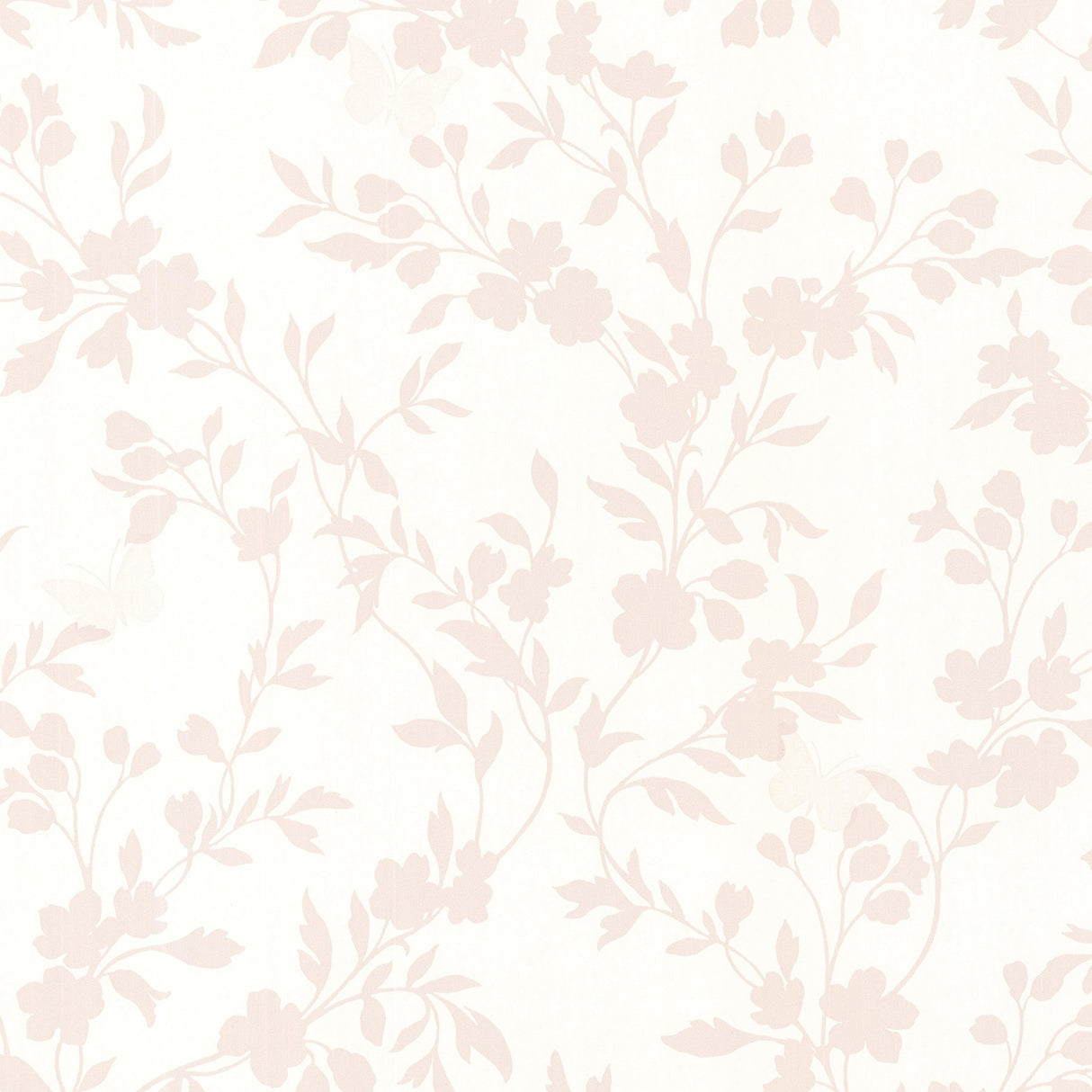 Brewster 2532-20464 Layla Rose Floral Trail Silhouette Wallpaper