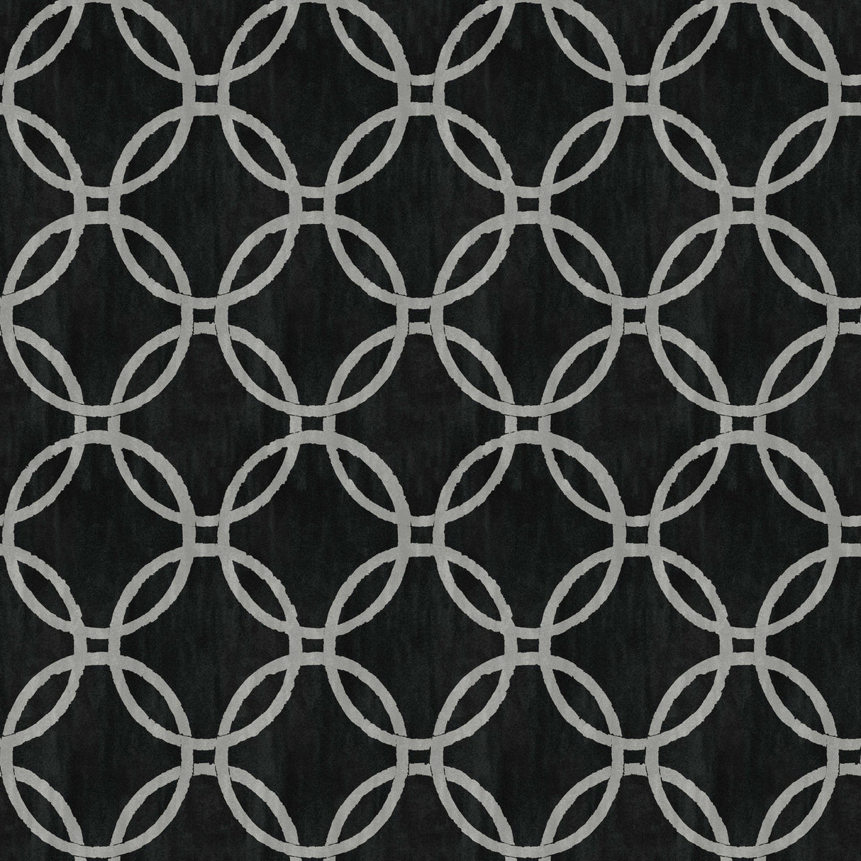 Brewster 2532-20637 Eaton Black Geometric Wallpaper