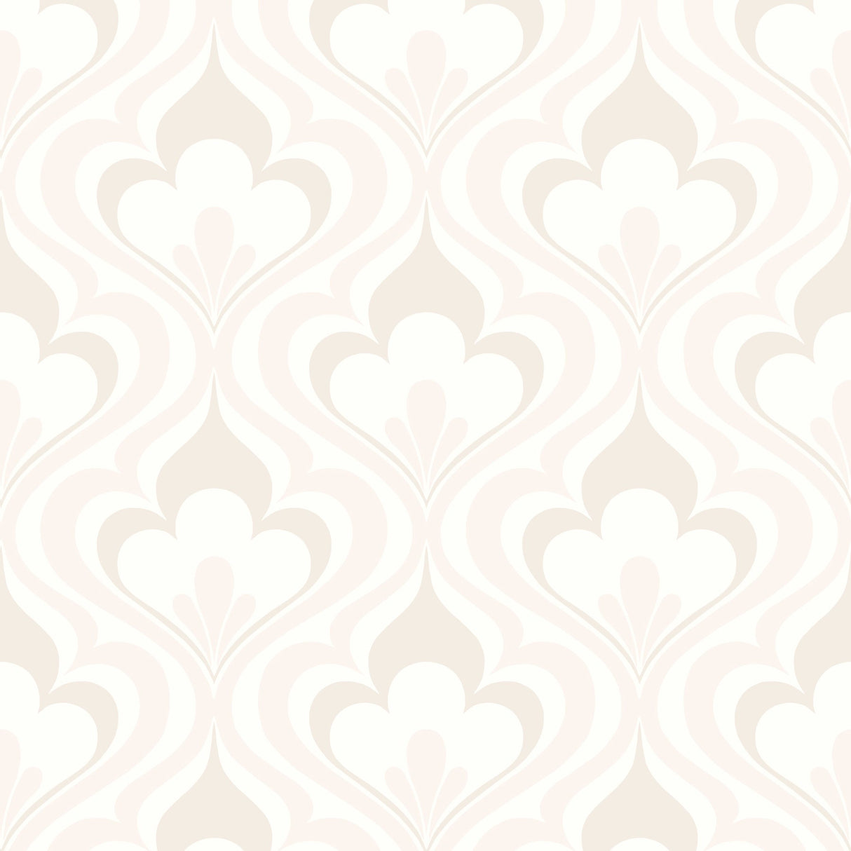Beacon House 2535-20603 Lola Beige Ogee Bargello Wallpaper