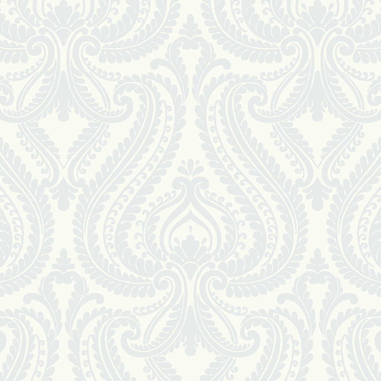 Beacon House 2535-20621 Imperial Blue Modern Damask Wallpaper