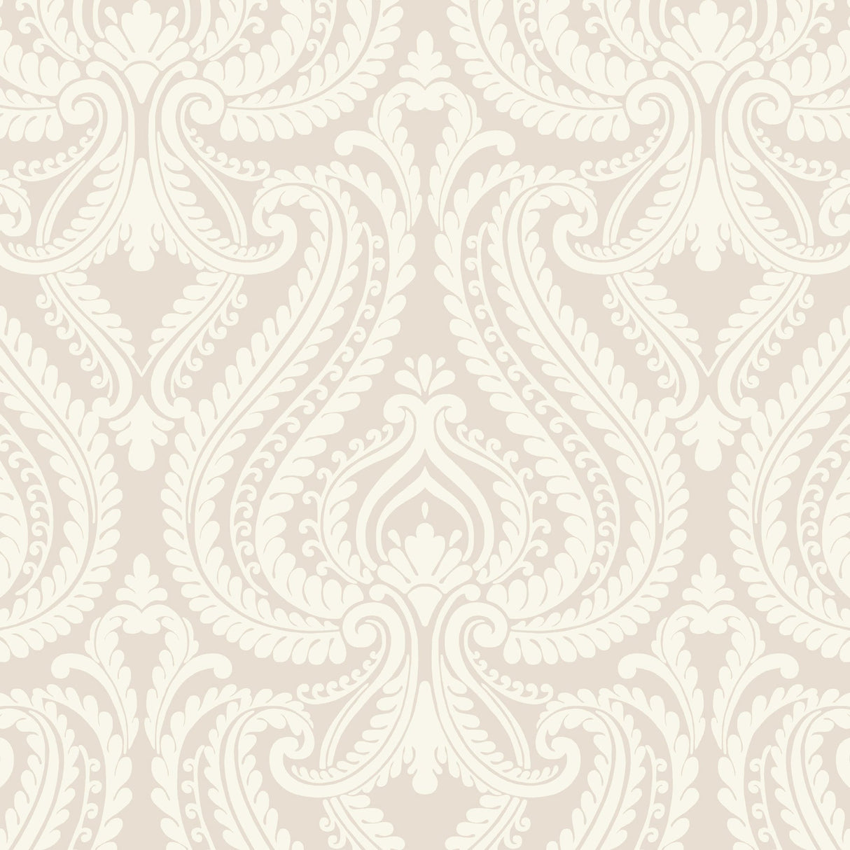 Beacon House 2535-20622 Imperial Grey Modern Damask Wallpaper