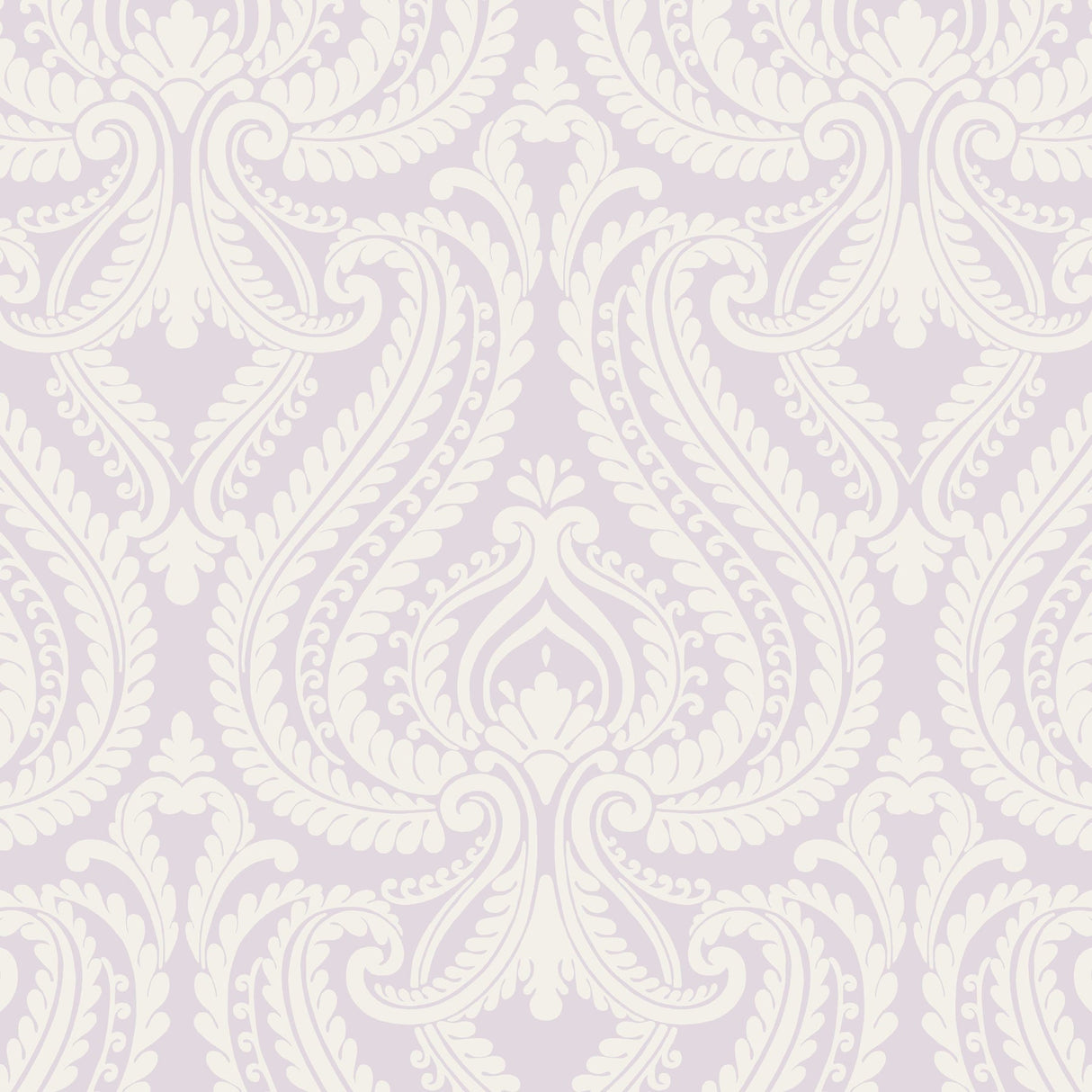Beacon House 2535-20624 Imperial Lavender Modern Damask Wallpaper