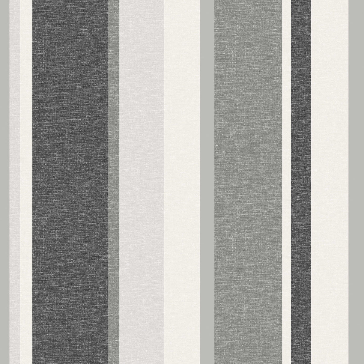 Beacon House 2535-20636 Raya Black Linen Stripe Wallpaper