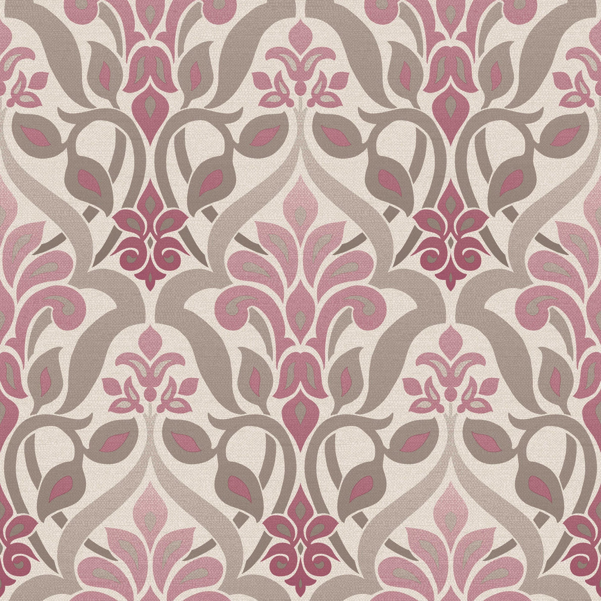 Beacon House 2535-20645 Fusion Purple Ombre Damask Wallpaper