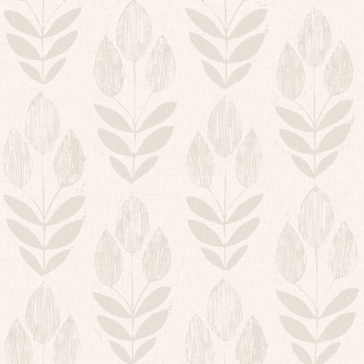 Beacon House 2535-20650 Scandinavian Grey Block Print Tulip Wallpaper