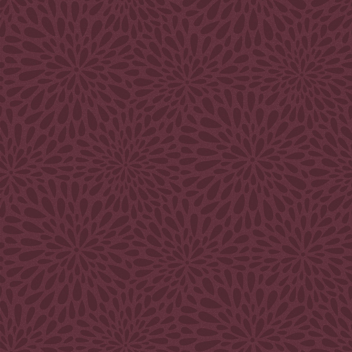 Beacon House 2535-20663 Calendula Maroon Modern Floral Wallpaper