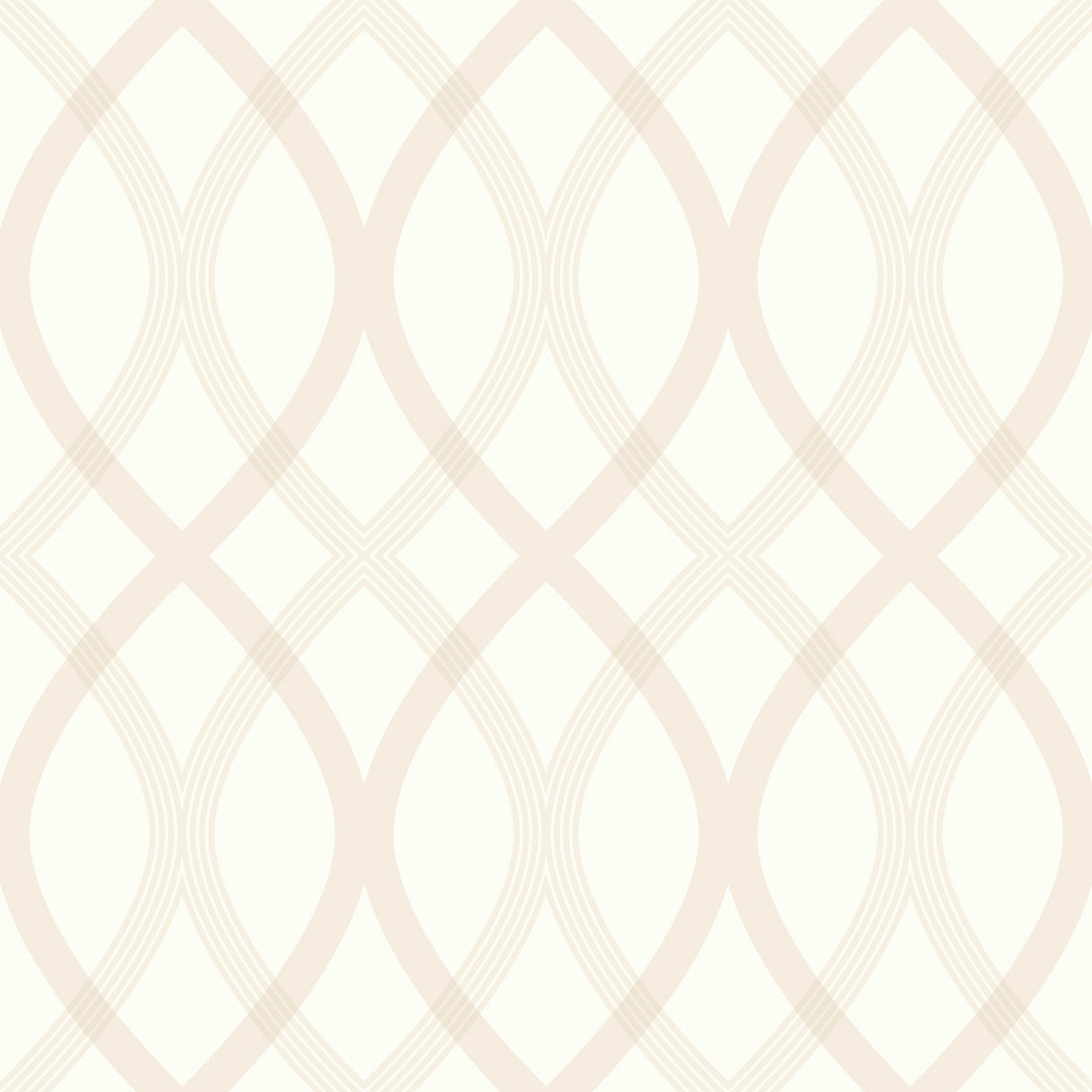 Beacon House 2535-20666 Contour Beige Geometric Lattice Wallpaper