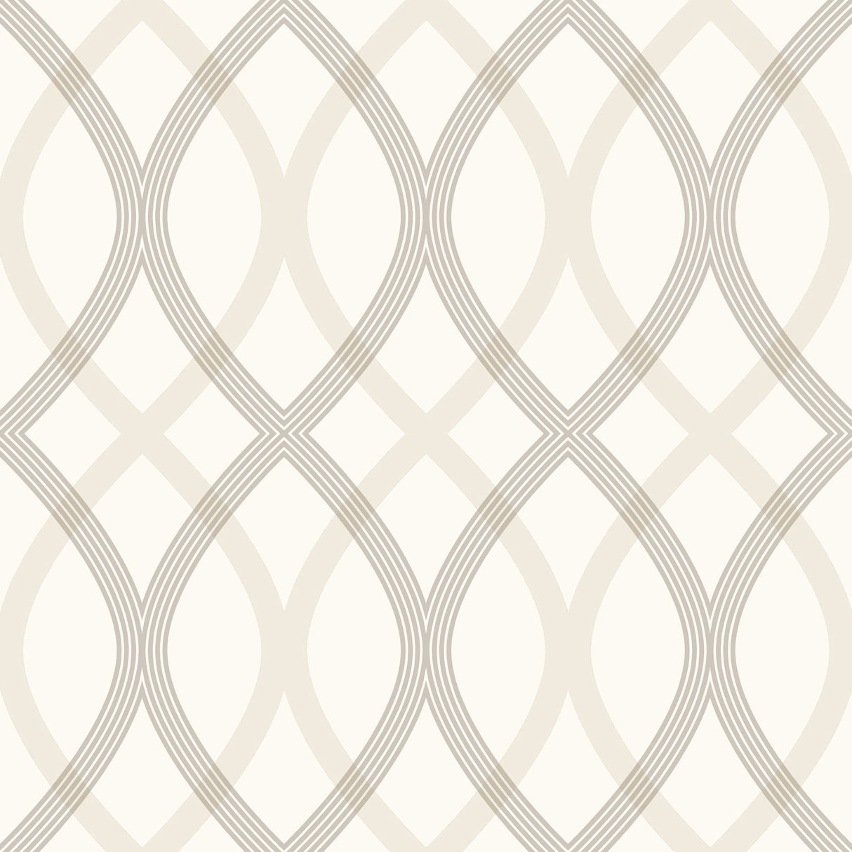 Beacon House 2535-20667 Contour Grey Geometric Lattice Wallpaper