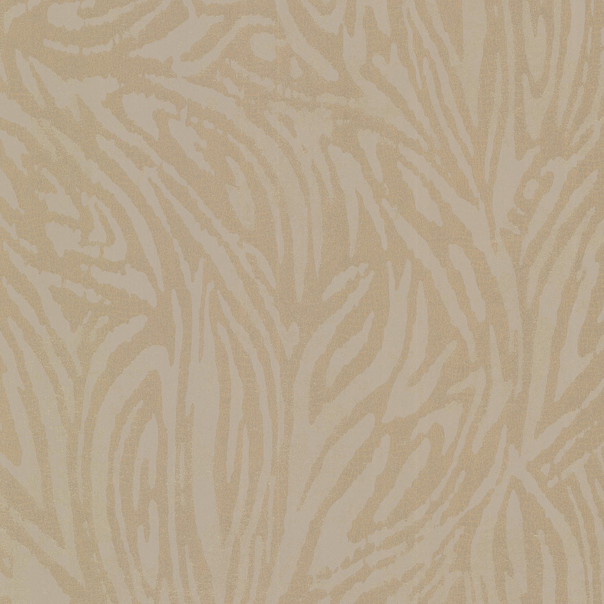 Kenneth James 2542-20724 Tempest Brass Abstract Zebra Wallpaper