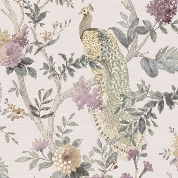 Galerie 25751 Multi-coloured Pavone Platino - Eade's Wallpaper