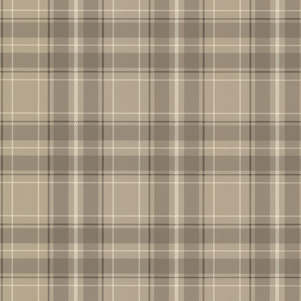 Beacon House 2604-21226 Caledonia Grey Plaid Wallpaper