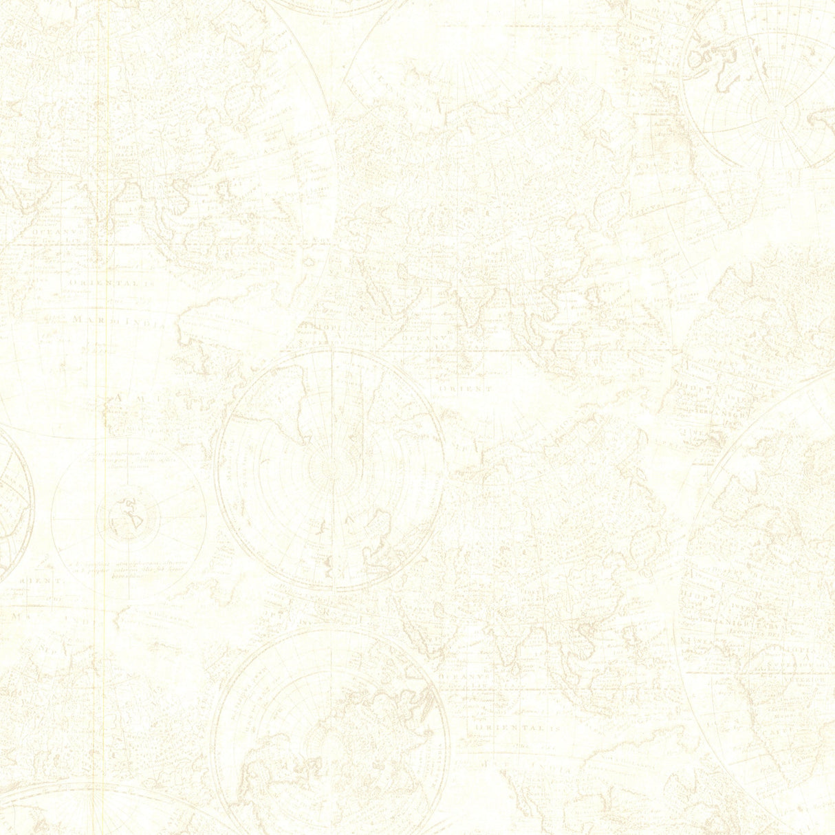 Beacon House 2604-21238 Cartography Khaki Vintage World Map Wallpaper