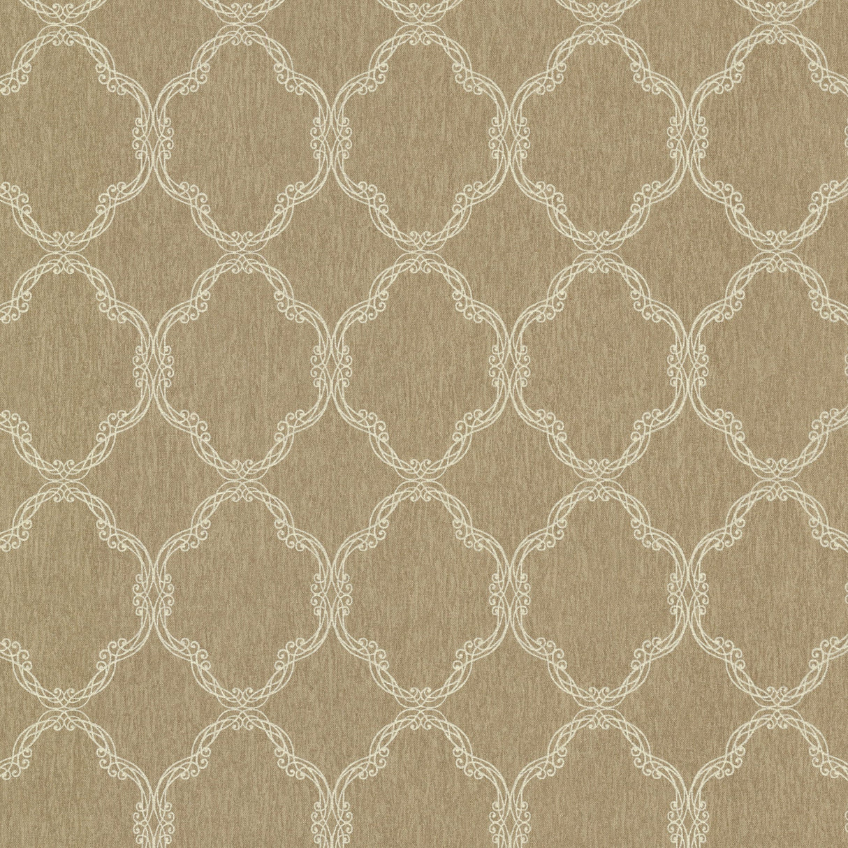 Beacon House 2614-21008 Daniela Bronze Filigree Trellis Wallpaper