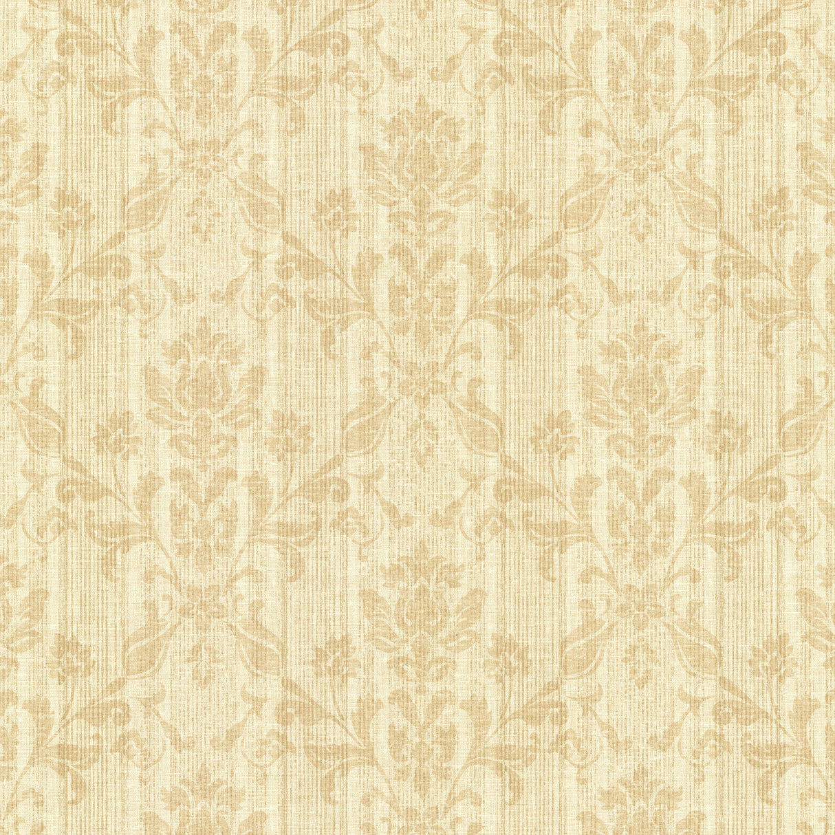 Beacon House 2614-21020 Jovina Buttercup Tonal Damask Wallpaper